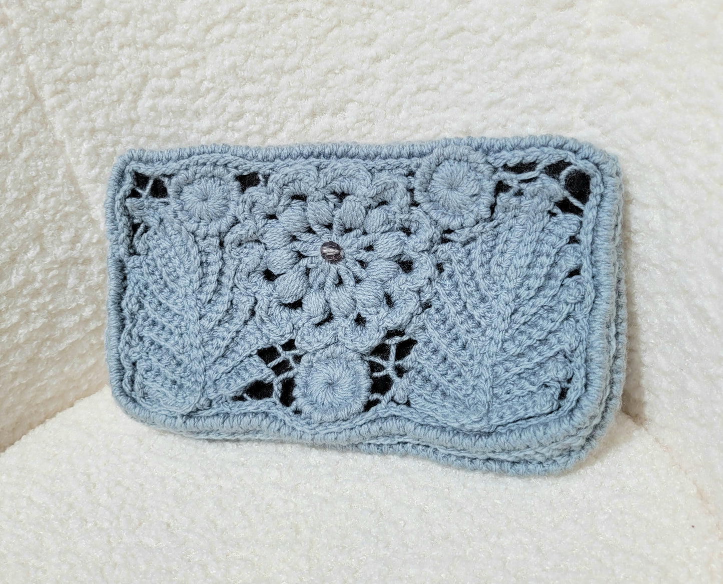 212-Trouse grise crochet irlandais