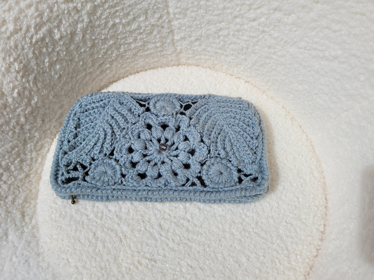 212-Trouse grise crochet irlandais