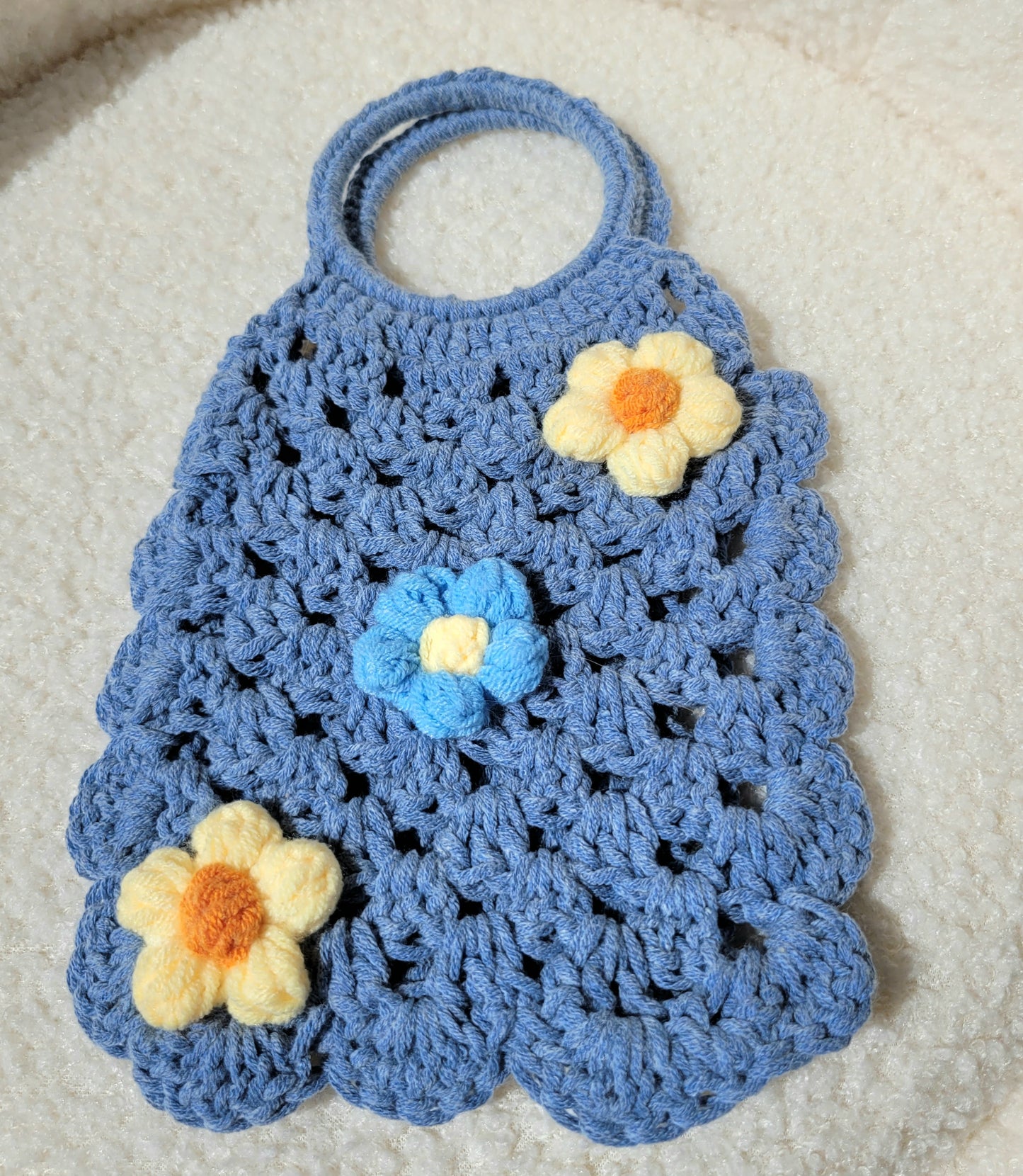 217-Pochette mini "bracelet" bleue