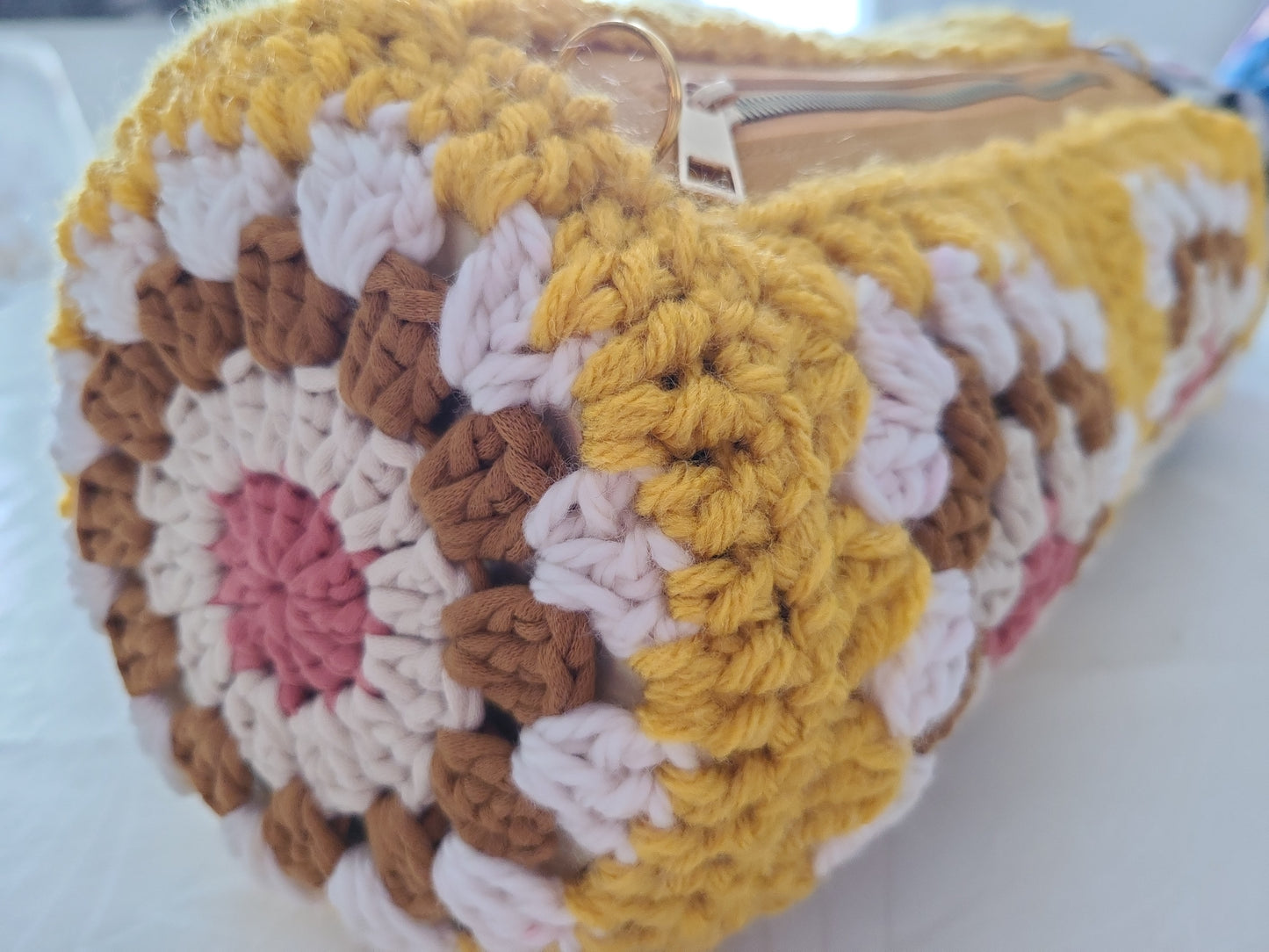 131-Sac polochon Moutarde
