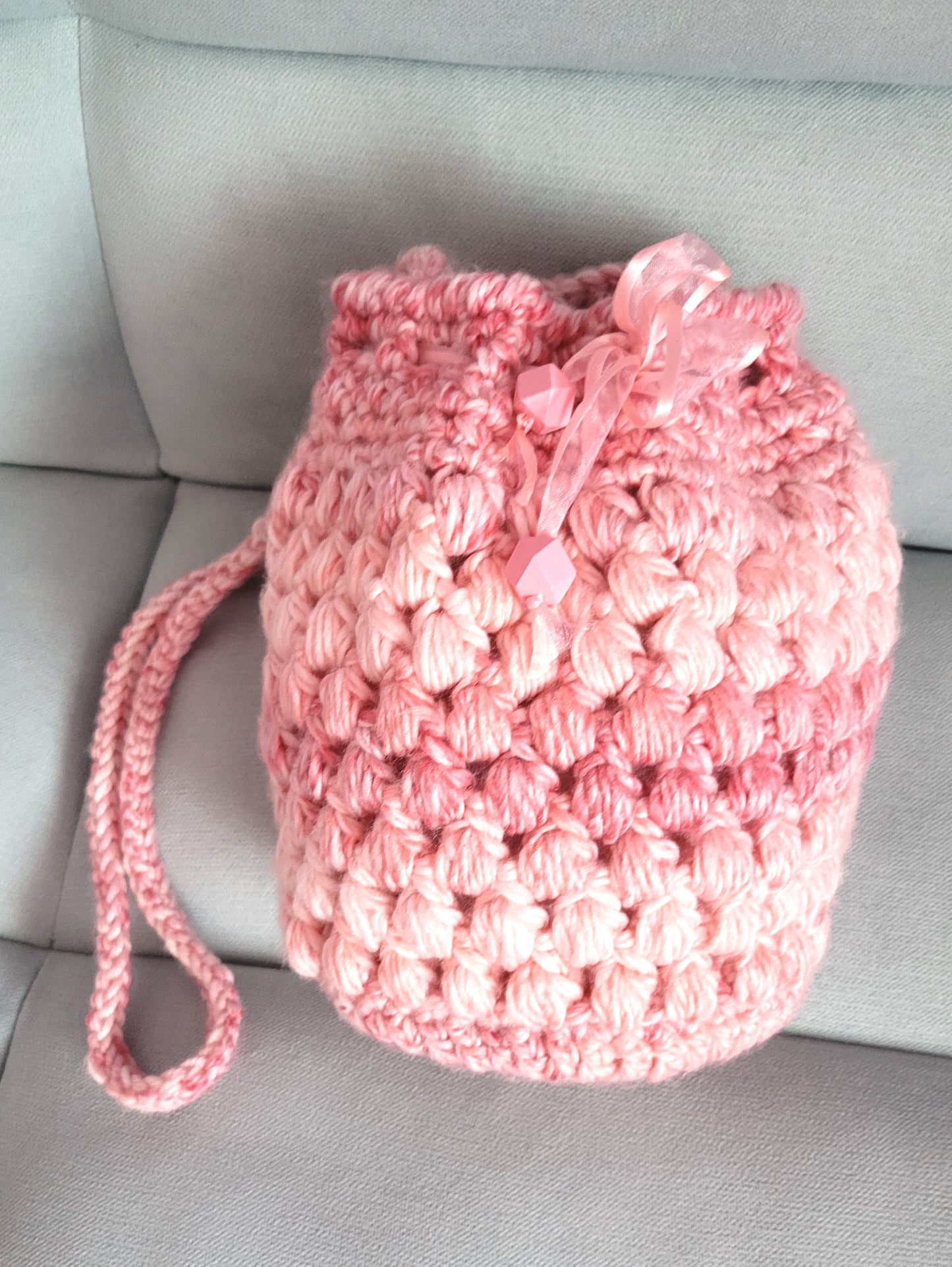121-Sac Bourse rose