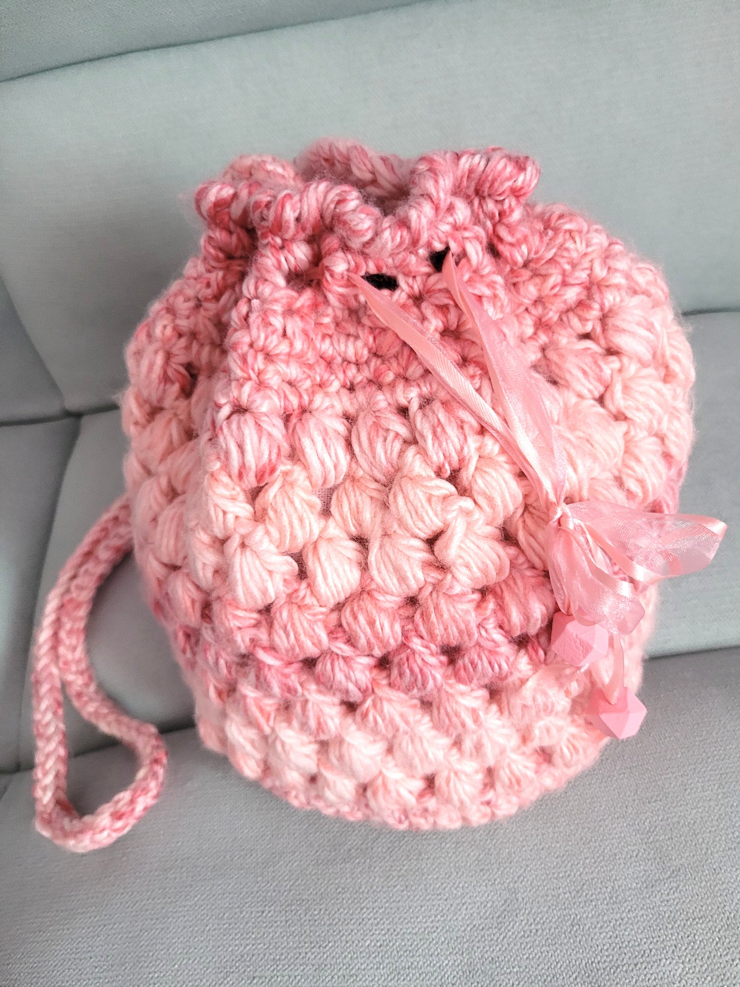 121-Sac Bourse rose