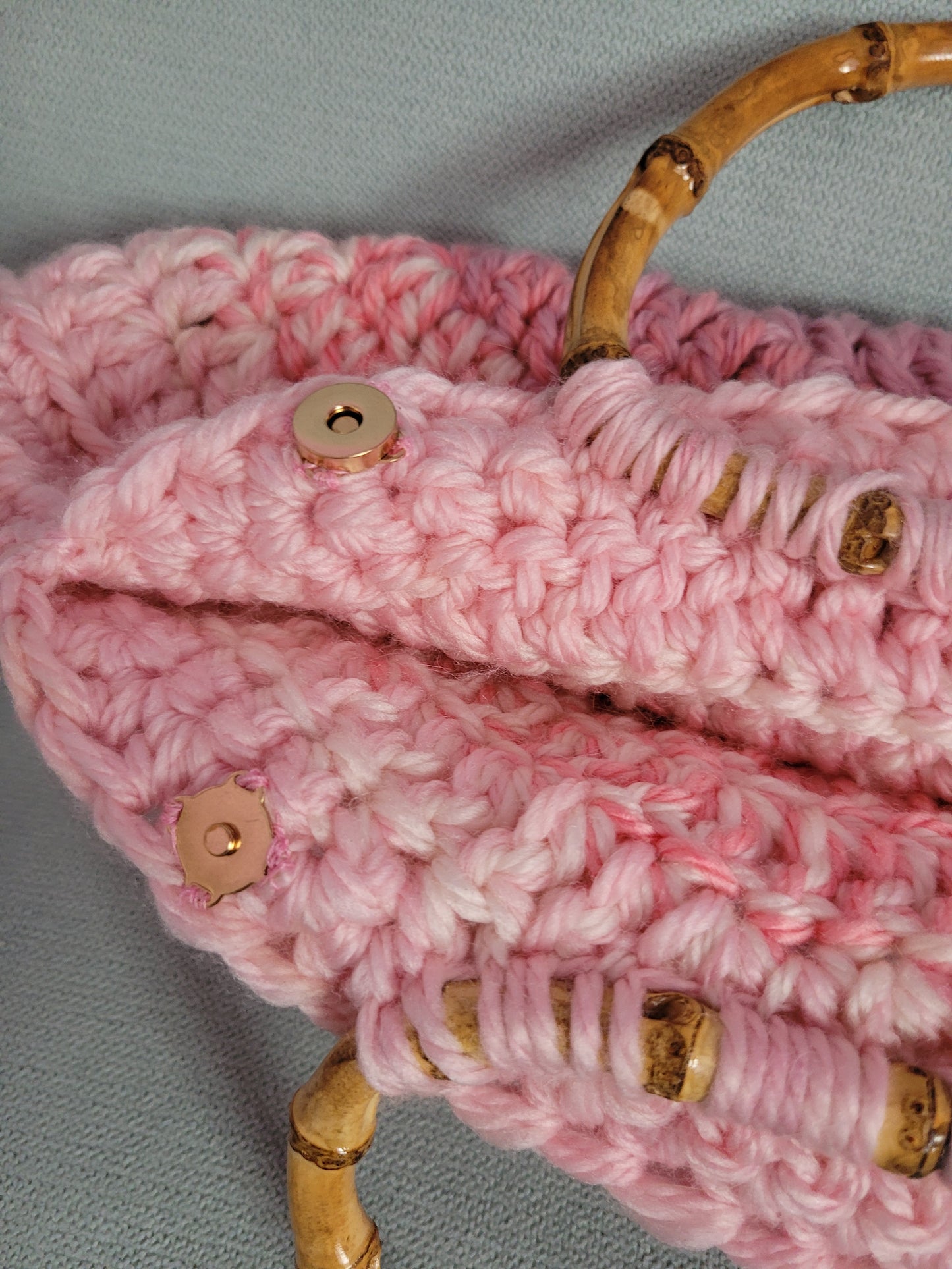 150-Sac demi-Lune rose
